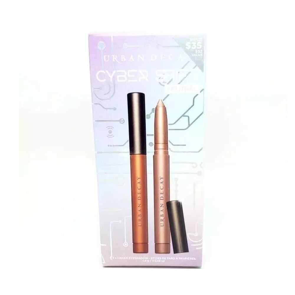 Urban Decay Cyber Shift Neutral Eyeshadow Stick Pop Off + Hardfall